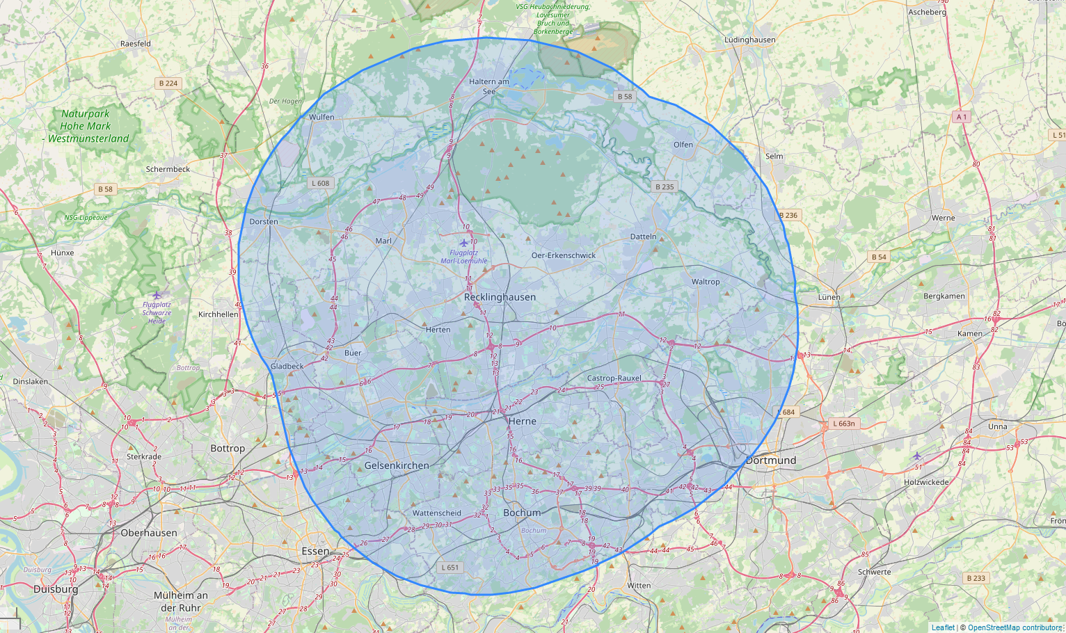 Recklinghausen plus 15km